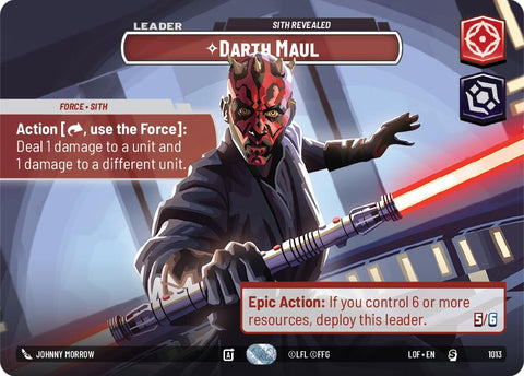 Darth Maul - Sith Revealed (1013) (Showcase) (1013) [Legends of the Force] - The Mythic Store | 24h Order Processing