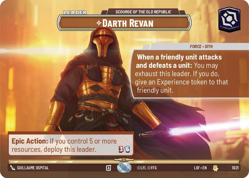Darth Revan - Scourge of the Old Republic (1021) (Showcase) (1021) [Legends of the Force] - The Mythic Store | 24h Order Processing