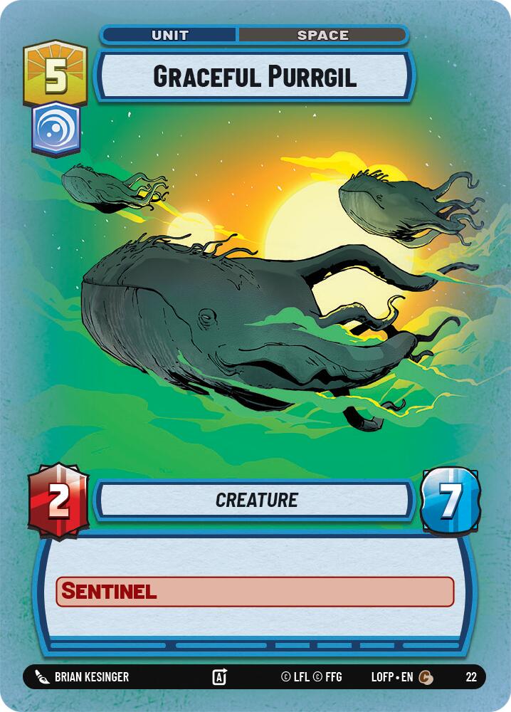 Graceful Purrgil (22) (22) [Legends of the Force: Weekly Play] - The Mythic Store | 24h Order Processing