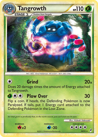 Tangrowth (34/95) (Theme Deck Exclusive) [HeartGold & SoulSilver: Call of Legends] - The Mythic Store | 24h Order Processing