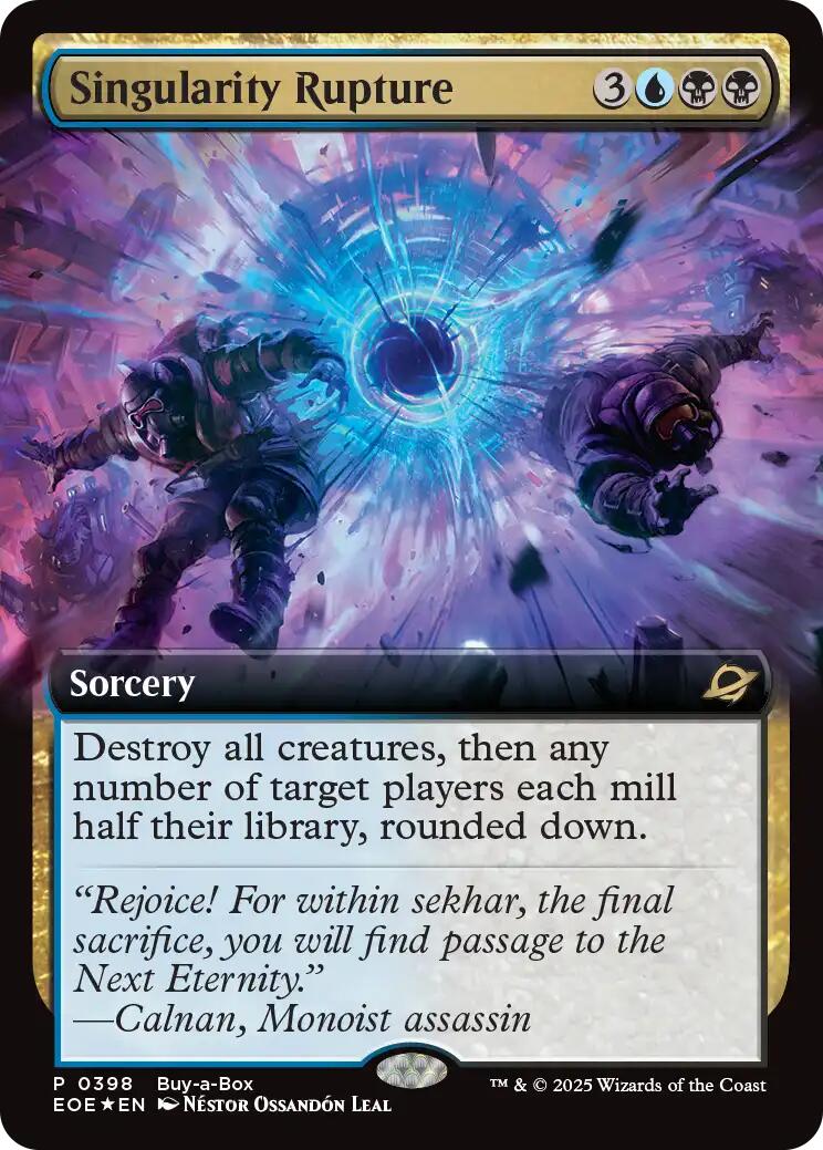 Singularity Rupture (Extended Art) (Buy-A-Box) [Edge of Eternities] - The Mythic Store | 24h Order Processing