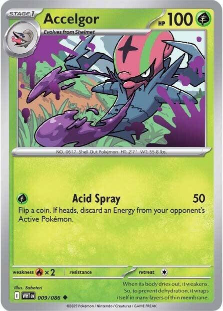 Accelgor (009/086) [Scarlet & Violet: White Flare] - The Mythic Store | 24h Order Processing