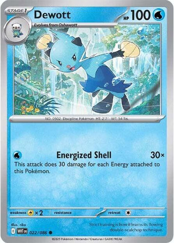 Dewott (022/086) [Scarlet & Violet: White Flare] - The Mythic Store | 24h Order Processing