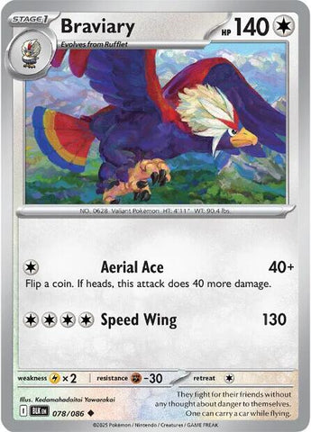 Braviary (078/086) [Scarlet & Violet: Black Bolt] - The Mythic Store | 24h Order Processing