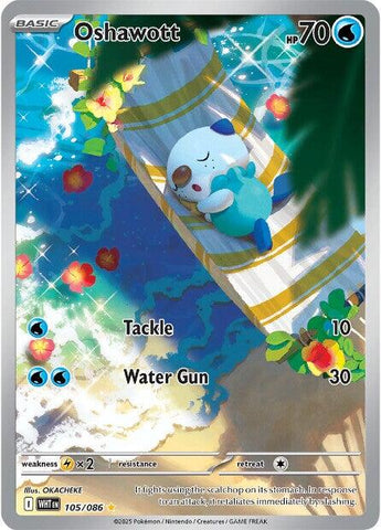 Oshawott (105/086) [Scarlet & Violet: White Flare] - The Mythic Store | 24h Order Processing