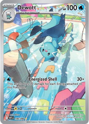 Dewott (106/086) [Scarlet & Violet: White Flare] - The Mythic Store | 24h Order Processing