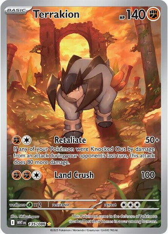 Terrakion (135/086) [Scarlet & Violet: White Flare] - The Mythic Store | 24h Order Processing