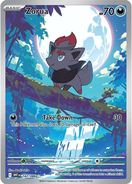 Zorua (142/086) [Scarlet & Violet: White Flare] - The Mythic Store | 24h Order Processing