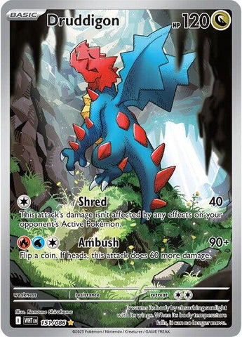 Druddigon (151/086) [Scarlet & Violet: White Flare] - The Mythic Store | 24h Order Processing