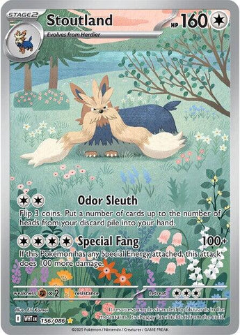 Stoutland (156/086) [Scarlet & Violet: White Flare] - The Mythic Store | 24h Order Processing
