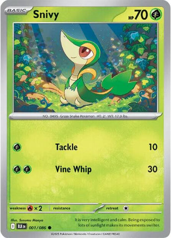 Snivy (001/086) [Scarlet & Violet: Black Bolt] - The Mythic Store | 24h Order Processing