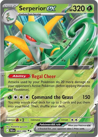 Serperior ex (003/086) [Scarlet & Violet: Black Bolt] - The Mythic Store | 24h Order Processing
