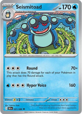 Seismitoad (021/086) [Scarlet & Violet: Black Bolt] - The Mythic Store | 24h Order Processing