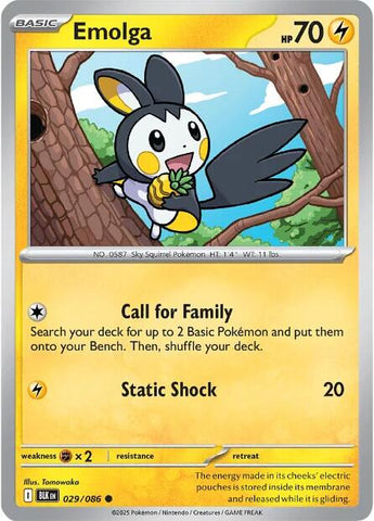 Emolga (029/086) [Scarlet & Violet: Black Bolt] - The Mythic Store | 24h Order Processing