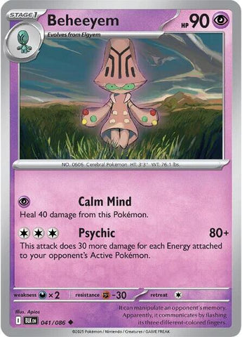 Beheeyem (041/086) [Scarlet & Violet: Black Bolt] - The Mythic Store | 24h Order Processing