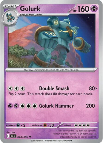 Golurk (043/086) [Scarlet & Violet: Black Bolt] - The Mythic Store | 24h Order Processing