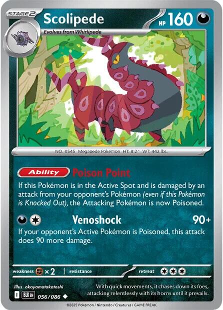 Scolipede (056/086) [Scarlet & Violet: Black Bolt] - The Mythic Store | 24h Order Processing