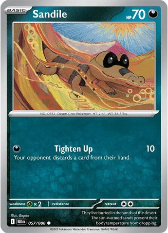 Sandile (057/086) [Scarlet & Violet: Black Bolt] - The Mythic Store | 24h Order Processing