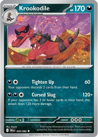 Krookodile (059/086) [Scarlet & Violet: Black Bolt] - The Mythic Store | 24h Order Processing