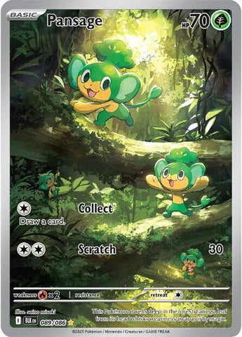 Pansage (089/086) [Scarlet & Violet: Black Bolt] - The Mythic Store | 24h Order Processing