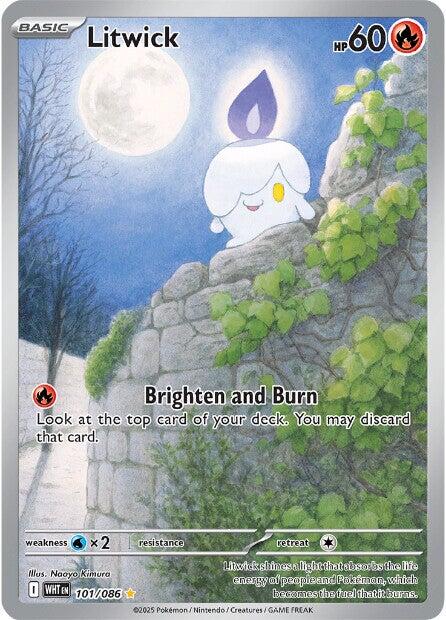 Litwick (101/086) [Scarlet & Violet: White Flare] - The Mythic Store | 24h Order Processing