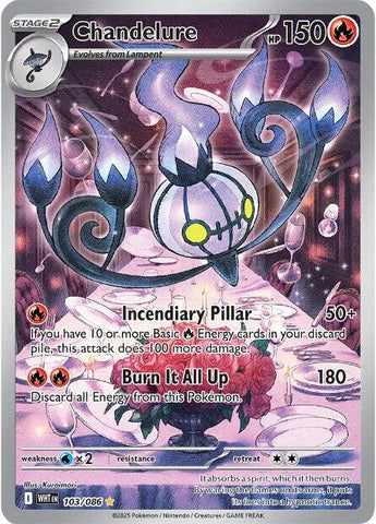 Chandelure (103/086) [Scarlet & Violet: White Flare] - The Mythic Store | 24h Order Processing