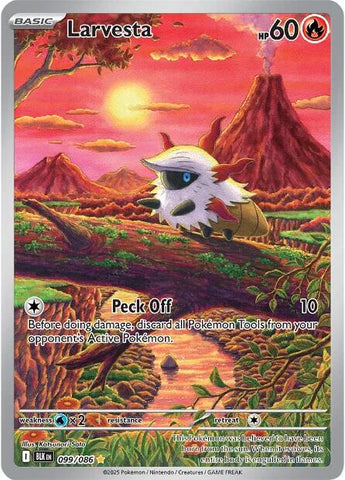 Larvesta (099/086) [Scarlet & Violet: Black Bolt] - The Mythic Store | 24h Order Processing