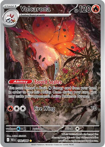 Volcarona (100/086) [Scarlet & Violet: Black Bolt] - The Mythic Store | 24h Order Processing
