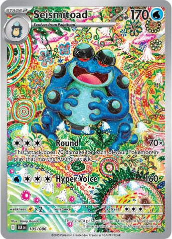 Seismitoad (105/086) [Scarlet & Violet: Black Bolt] - The Mythic Store | 24h Order Processing