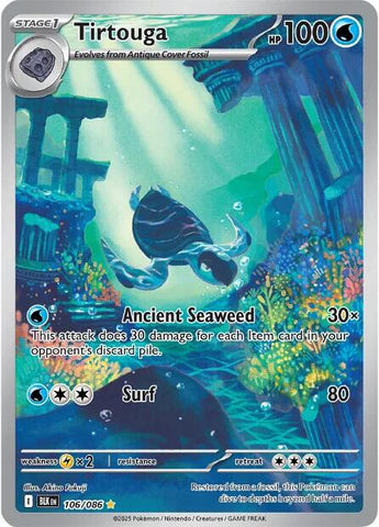Tirtouga (106/086) [Scarlet & Violet: Black Bolt] - The Mythic Store | 24h Order Processing
