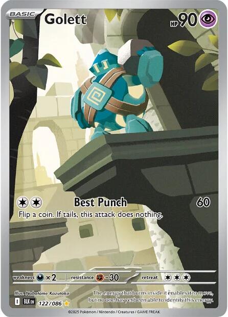 Golett (122/086) [Scarlet & Violet: Black Bolt] - The Mythic Store | 24h Order Processing