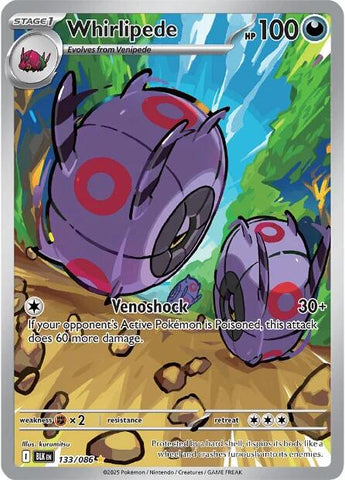 Whirlipede (133/086) [Scarlet & Violet: Black Bolt] - The Mythic Store | 24h Order Processing