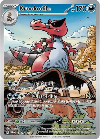 Krookodile (137/086) [Scarlet & Violet: Black Bolt] - The Mythic Store | 24h Order Processing