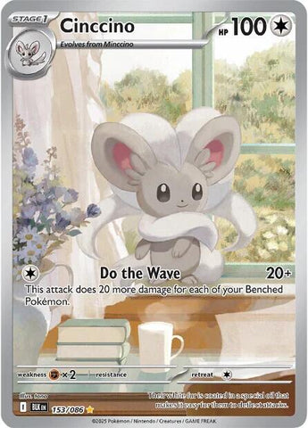 Cinccino (153/086) [Scarlet & Violet: Black Bolt] - The Mythic Store | 24h Order Processing