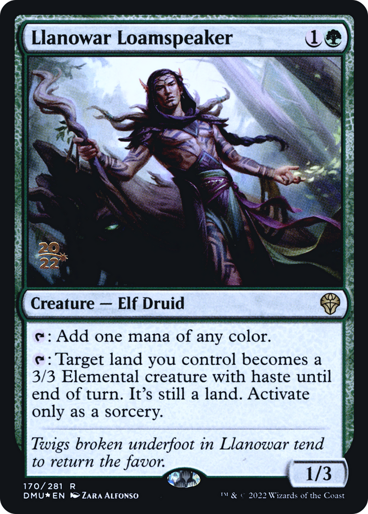 Llanowar Loamspeaker [Dominaria United Prerelease Promos] - The Mythic Store | 24h Order Processing