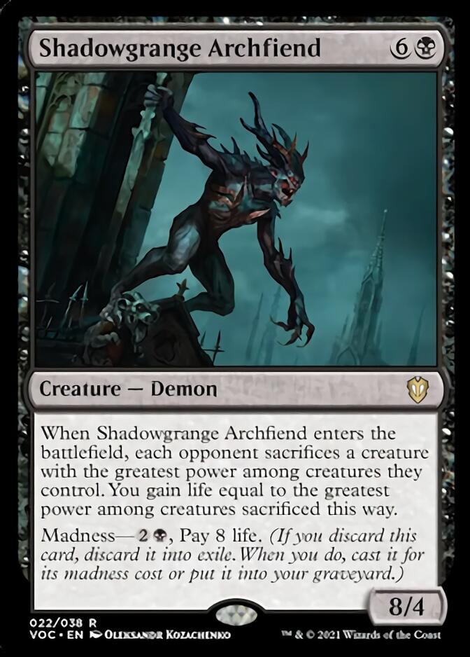 Shadowgrange Archfiend [Innistrad: Crimson Vow Commander] - The Mythic Store | 24h Order Processing