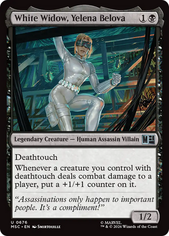 White Widow, Yelena Belova [Marvel Super Heroes Commander] - The Mythic Store | 24h Order Processing