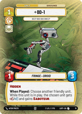 BD-1 - Beep Boo Boo Bweep (15) (15) [Organized Play Promos] - The Mythic Store | 24h Order Processing
