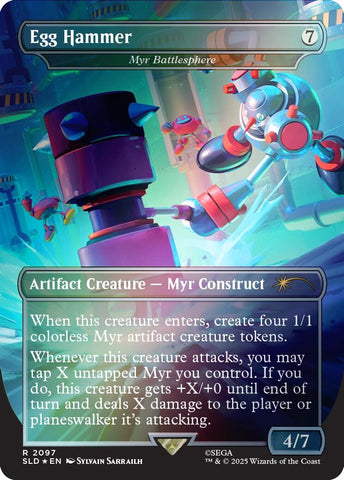 Egg Hammer - Myr Battlesphere (Rainbow Foil) [Secret Lair Drop Series] - The Mythic Store | 24h Order Processing