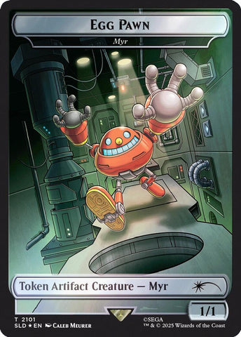 Egg Pawn - Myr Token (Rainbow Foil) [Secret Lair Drop Series] - The Mythic Store | 24h Order Processing