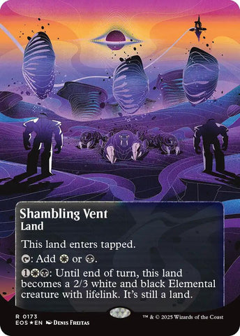 Shambling Vent (0173) (Borderless) (Galaxy Foil) [Edge of Eternities: Stellar Sights] - The Mythic Store | 24h Order Processing
