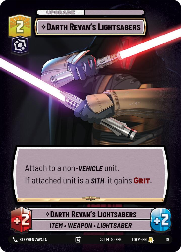 Darth Revan's Lightsabers (19) (19) [Organized Play Promos] - The Mythic Store | 24h Order Processing