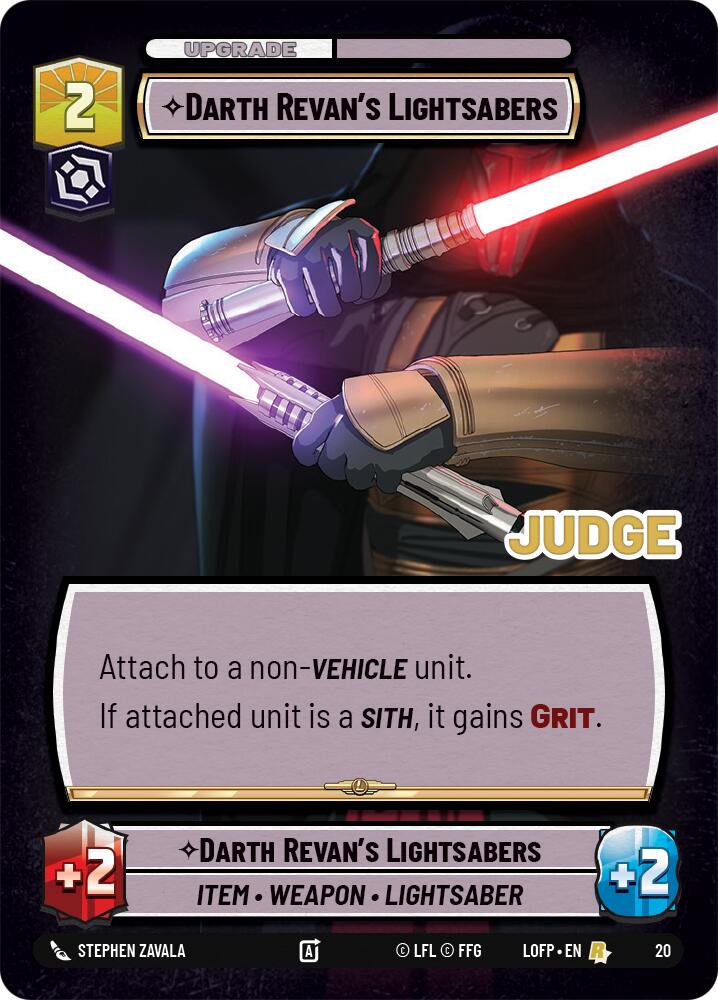 Darth Revan's Lightsabers (20) (20) [Judge Promos] - The Mythic Store | 24h Order Processing