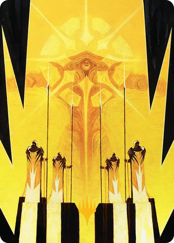Hardlight Containment Art Card (Gold-Stamped Planeswalker Symbol) [Edge of Eternities Art Series] - The Mythic Store | 24h Order Processing