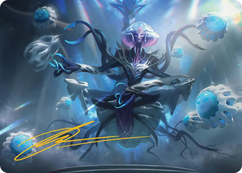 Mm'menon, the Right Hand Art Card (Gold-Stamped Signature) [Edge of Eternities Art Series] - The Mythic Store | 24h Order Processing