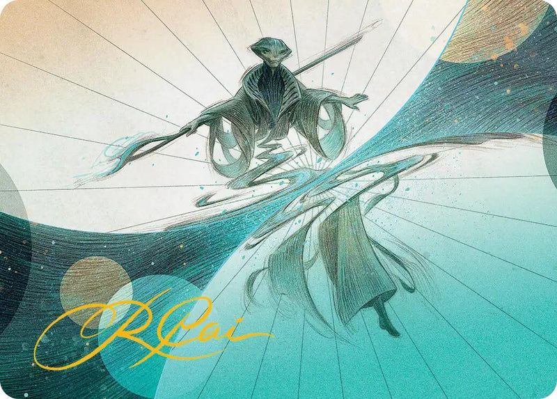 Weftwalking Art Card (Gold-Stamped Signature) [Edge of Eternities Art Series] - The Mythic Store | 24h Order Processing