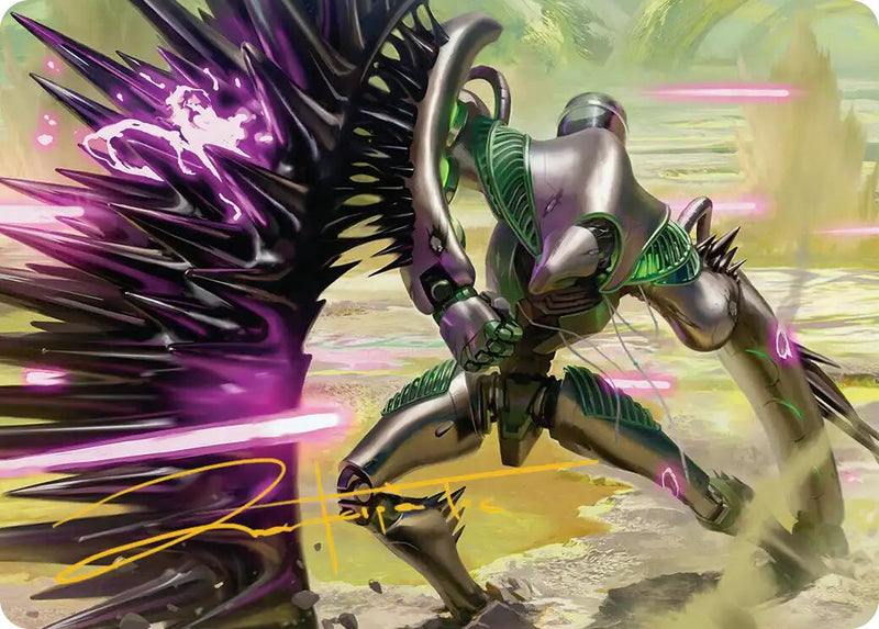 Tapestry Warden Art Card (Gold-Stamped Signature) [Edge of Eternities Art Series] - The Mythic Store | 24h Order Processing