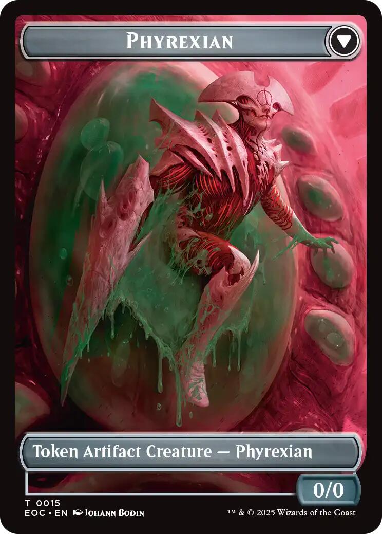 Incubator // Phyrexian Double-Sided Token [Edge of Eternities Commander Tokens] - The Mythic Store | 24h Order Processing