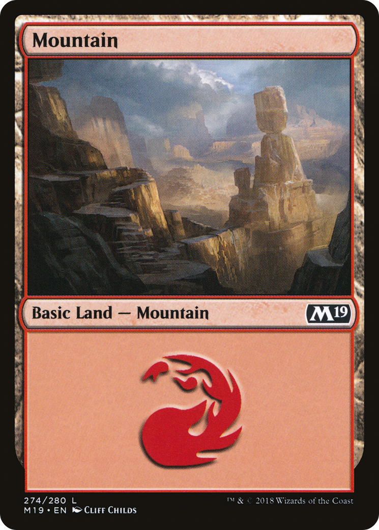 Mountain (274) [Core Set 2019] - The Mythic Store | 24h Order Processing