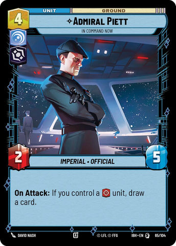 Admiral Piett (65/104) - In Command Now (65/104) [Intro Battle: Hoth] - The Mythic Store | 24h Order Processing